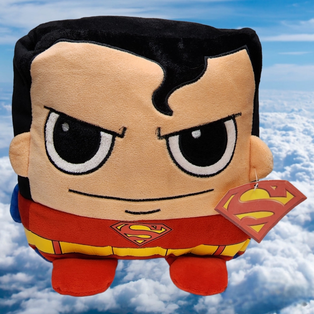 Superman Cube Plush Toy Six Flags Theme Park DC Comics